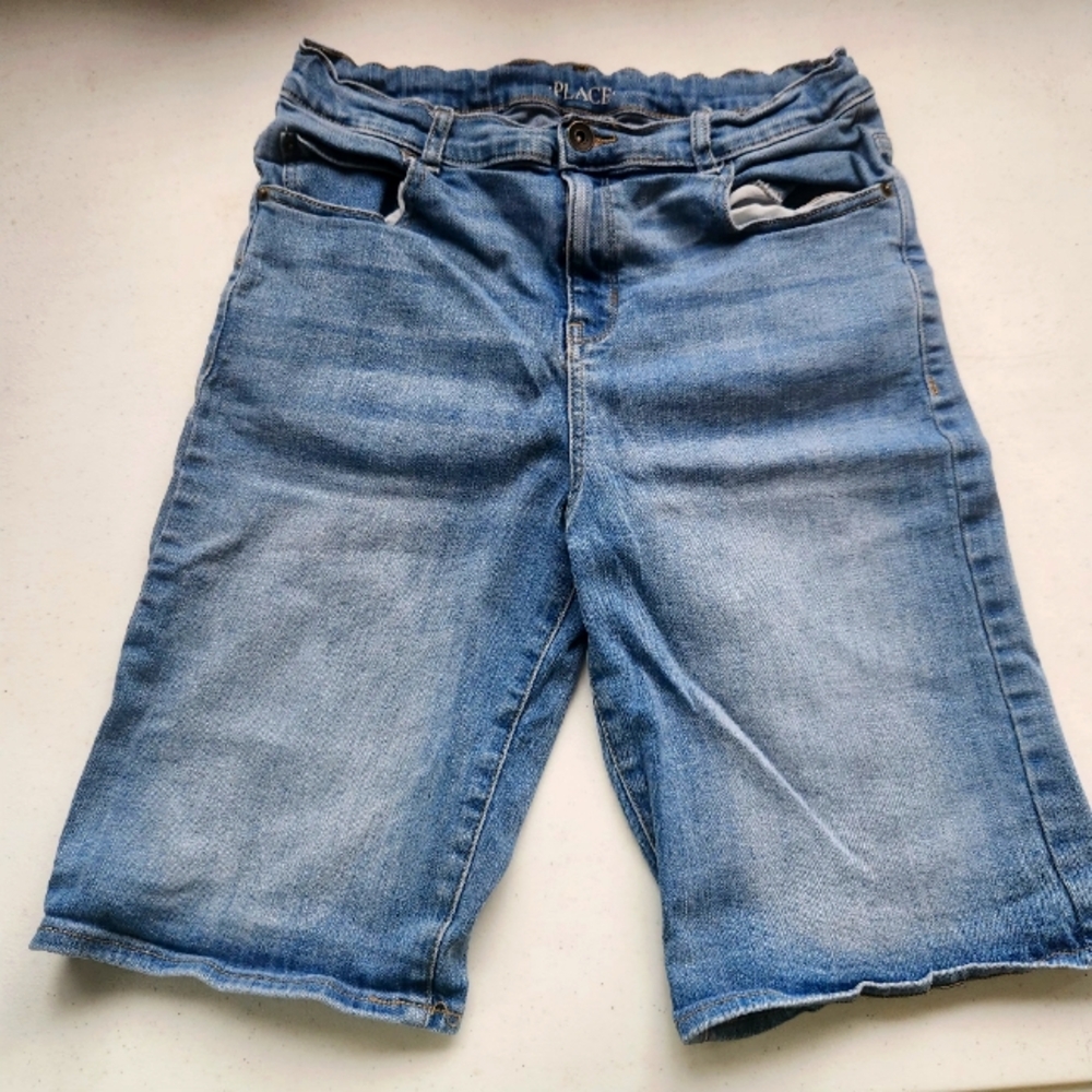 Place Light Blue Denim Shorts